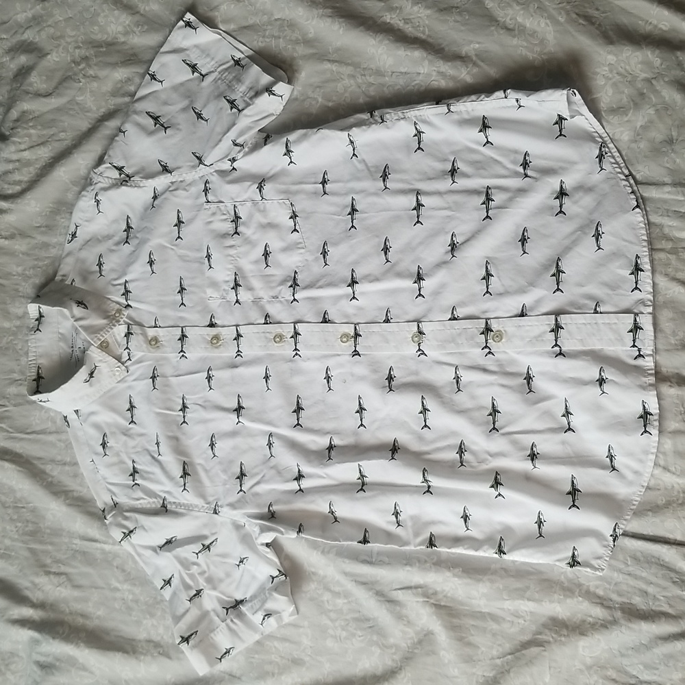 BANANA REPUBLIC LUXE POPLIN SLIM FIT